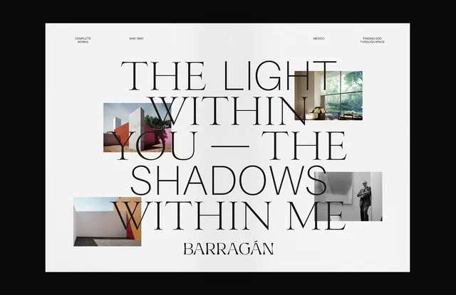 Minimal editorial type specimen, minimal, editorial, light