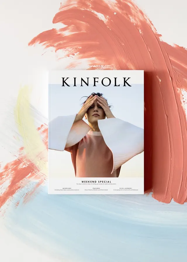 Kinfolk Magazine Cover, editorial, organic, muted