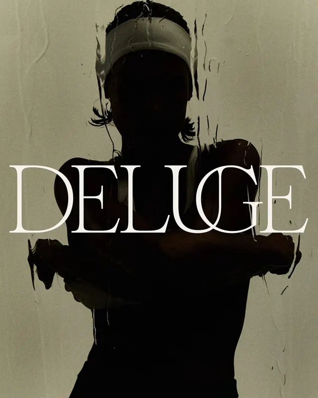 Deluge Silhouette Portrait, monochrome, brutalist, monochrome