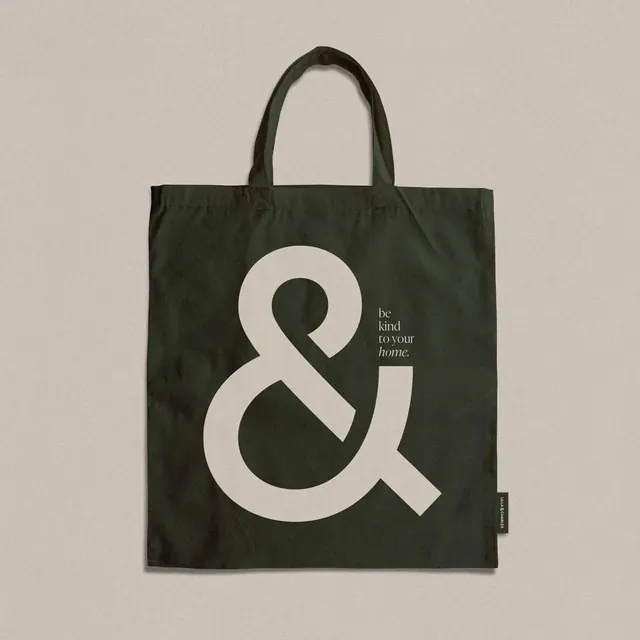 Ampersand Tote Bag Design