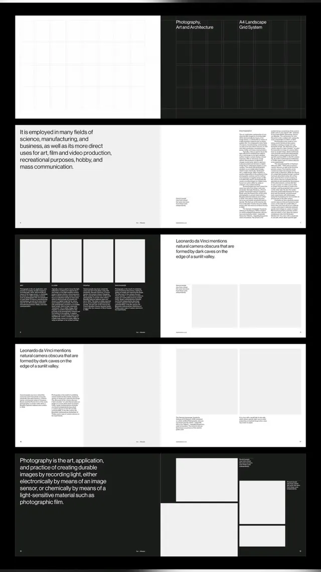 Minimal editorial editorial spread, minimal, editorial, light