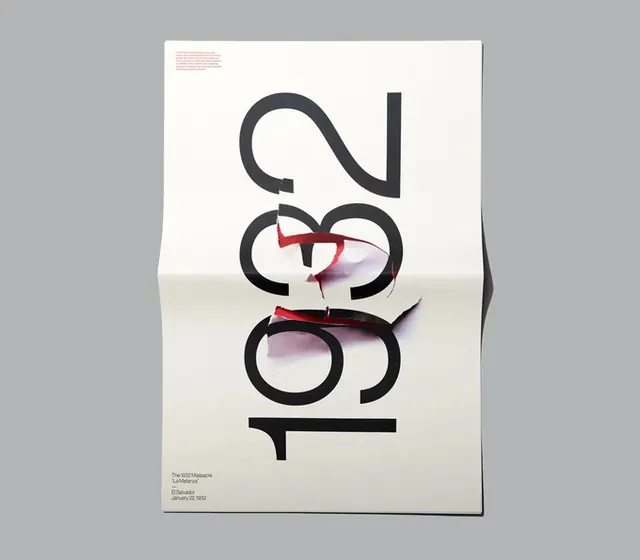Abstract Typography Poster, minimal, brutalist, high-contrast