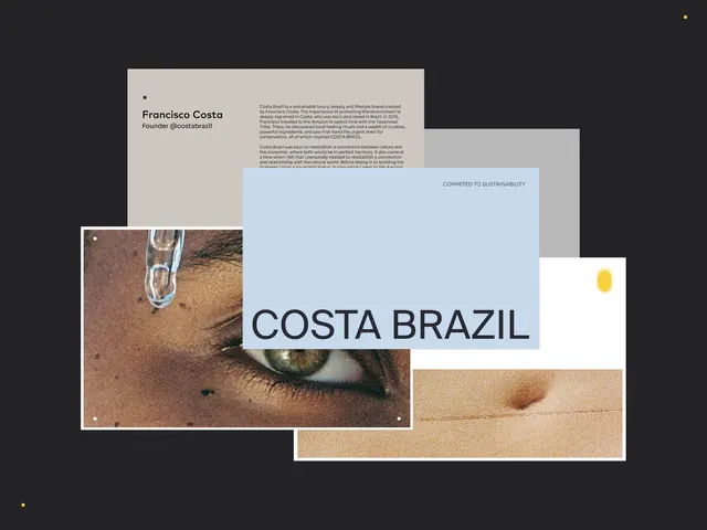 Minimal organic editorial spread, minimal, organic, light