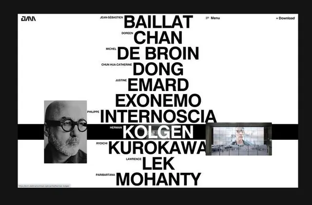 Minimal monochrome type specimen, minimal, monochrome, dark