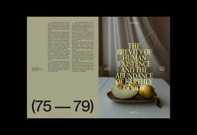 Minimal editorial editorial spread, minimal, editorial, light