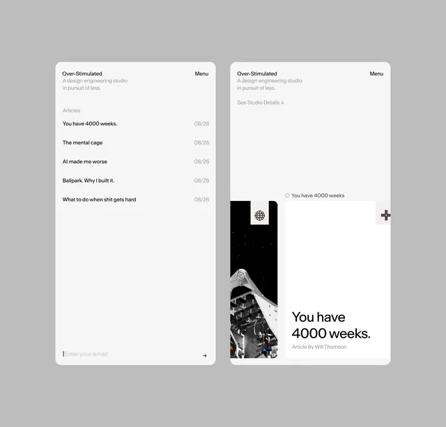 Minimal editorial type specimen, minimal, editorial, light
