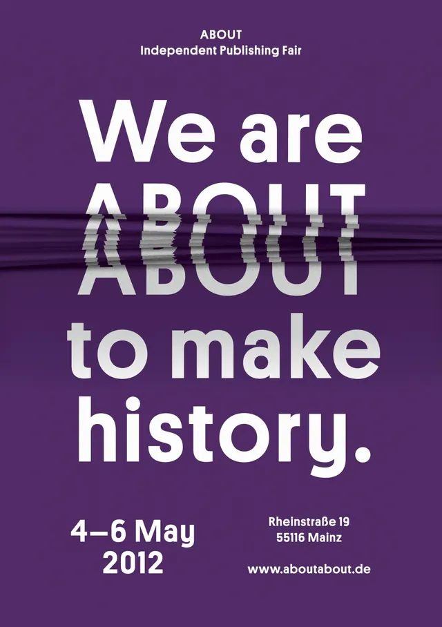 ABOUT Independent Publishing Fair Poster