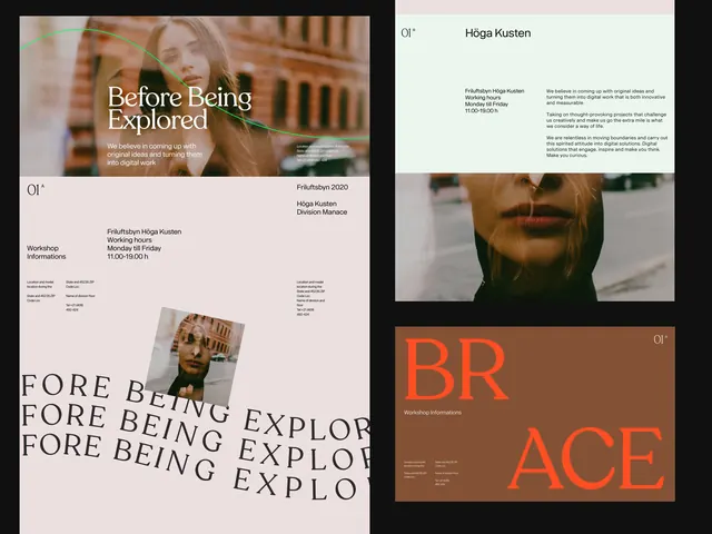 Minimal editorial type specimen, minimal, editorial, light