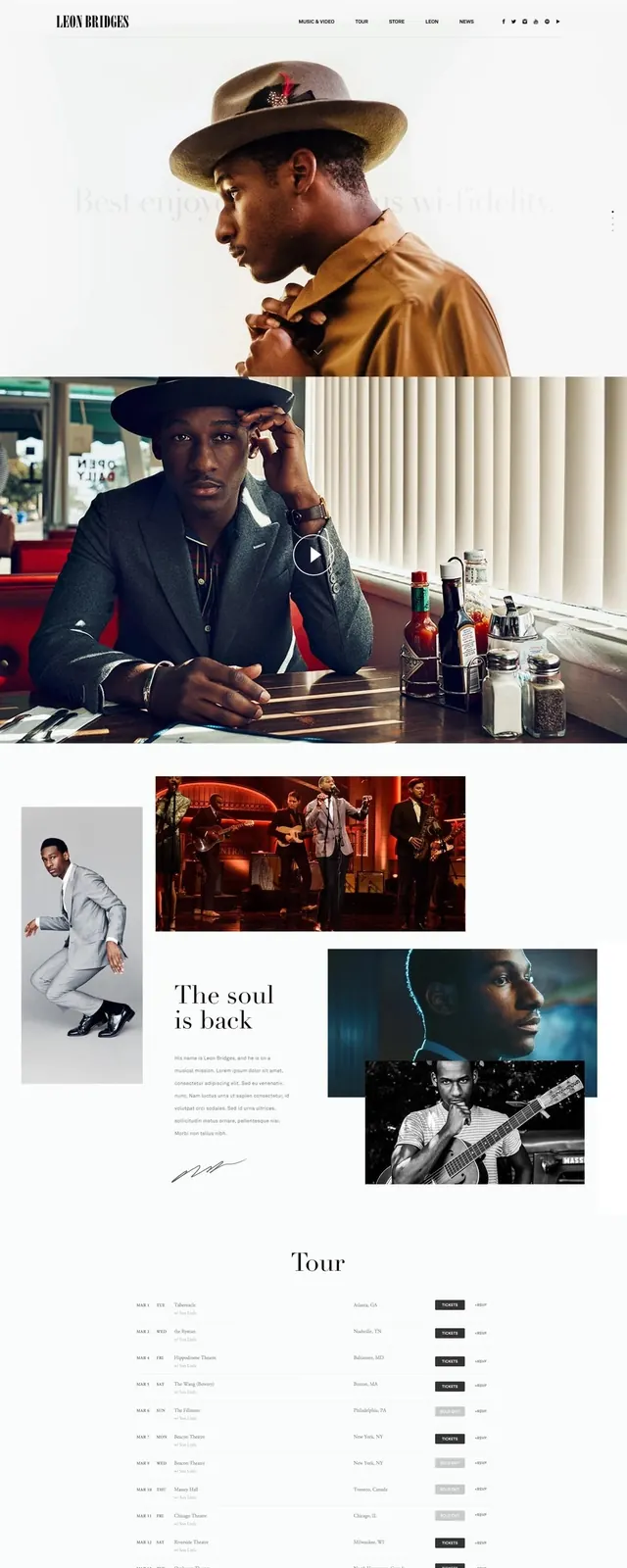 Editorial Portfolio Layout