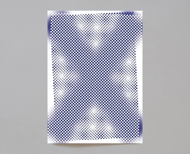 Blue Patterned Packaging, geometric, minimal, vibrant