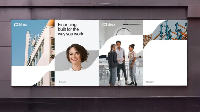 Minimal corporate-clean editorial spread, minimal, corporate-clean, light