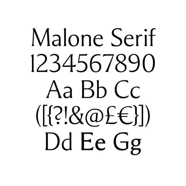 Technical minimal type specimen, technical, minimal, dark