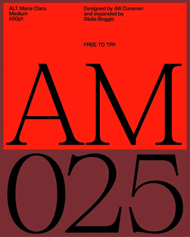 Minimal editorial type specimen, minimal, editorial, dark