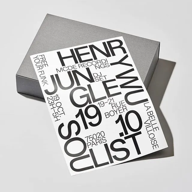 Minimal swiss poster, minimal, swiss, dark