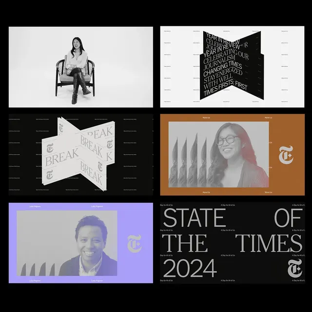 Editorial minimal type specimen, editorial, minimal, dark