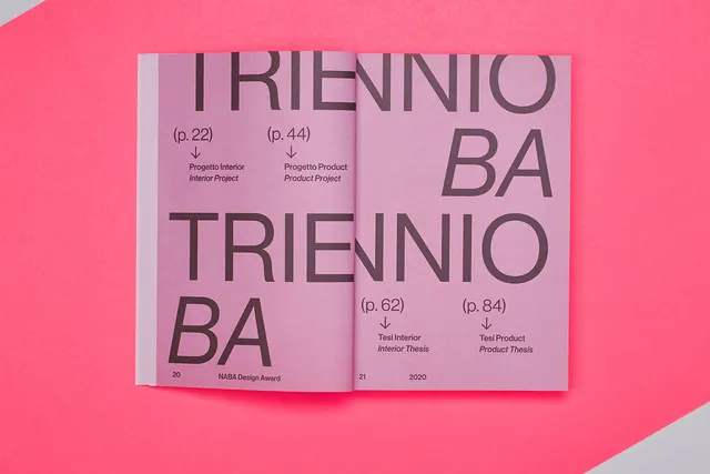 Trienio Ba Editorial Layout
