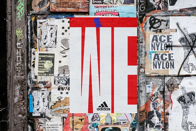 Collage Street Art Poster, maximalist, brutalist, high-contrast