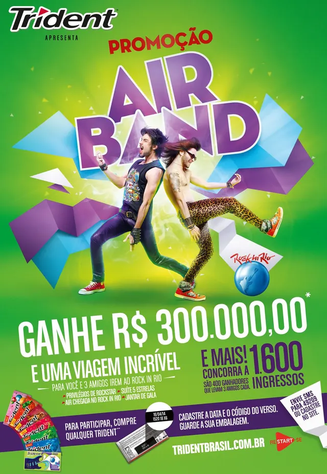 Trident Air Brand Promotion Poster