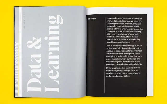 Data & Learning Editorial Spread