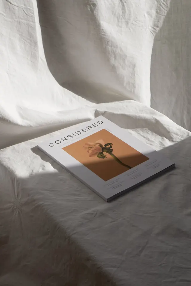 Minimal editorial editorial spread, minimal, editorial, light