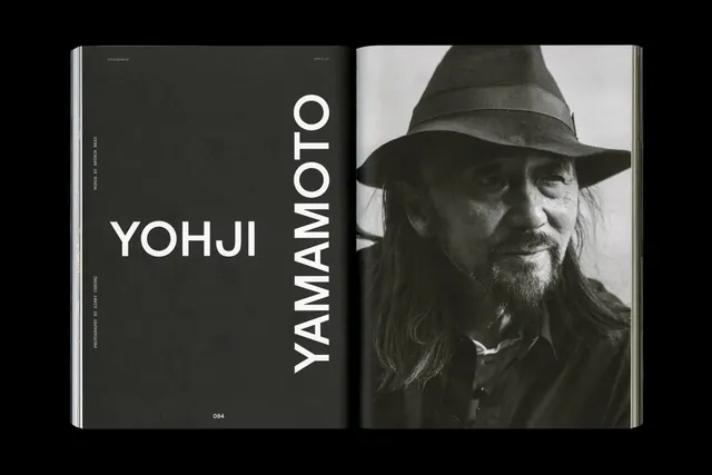 Yohji Yamamoto Editorial Layout