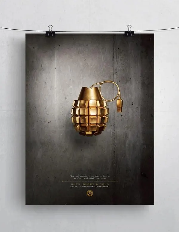 Industrial Lamp Poster