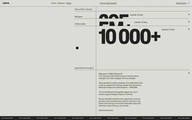 Minimal type specimen, minimal, dark