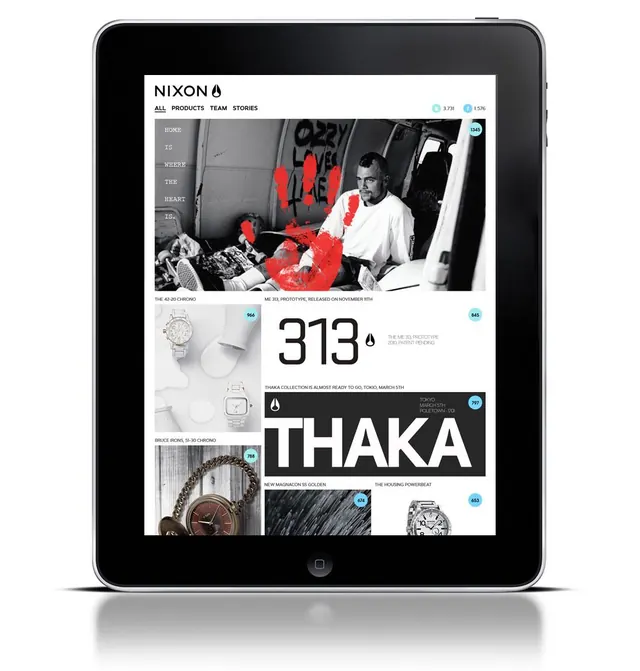 Nixon Magazine Editorial Layout