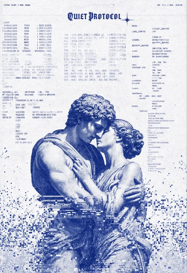Blue Gothic Posters, editorial, monochrome