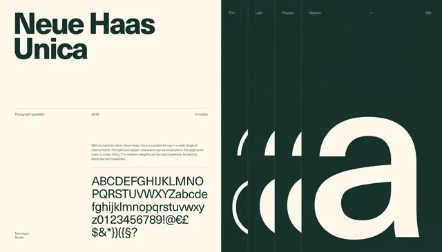 Minimal swiss type specimen, minimal, swiss, light