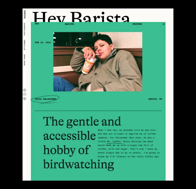Minimal editorial type specimen, minimal, editorial, cool