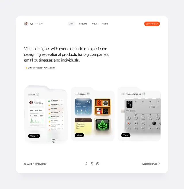 Minimal flat type specimen, minimal, flat, light