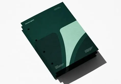 Minimal organic editorial spread, minimal, organic, gradient