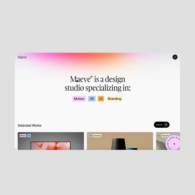 Minimal gradient-heavy type specimen, minimal, gradient-heavy, light