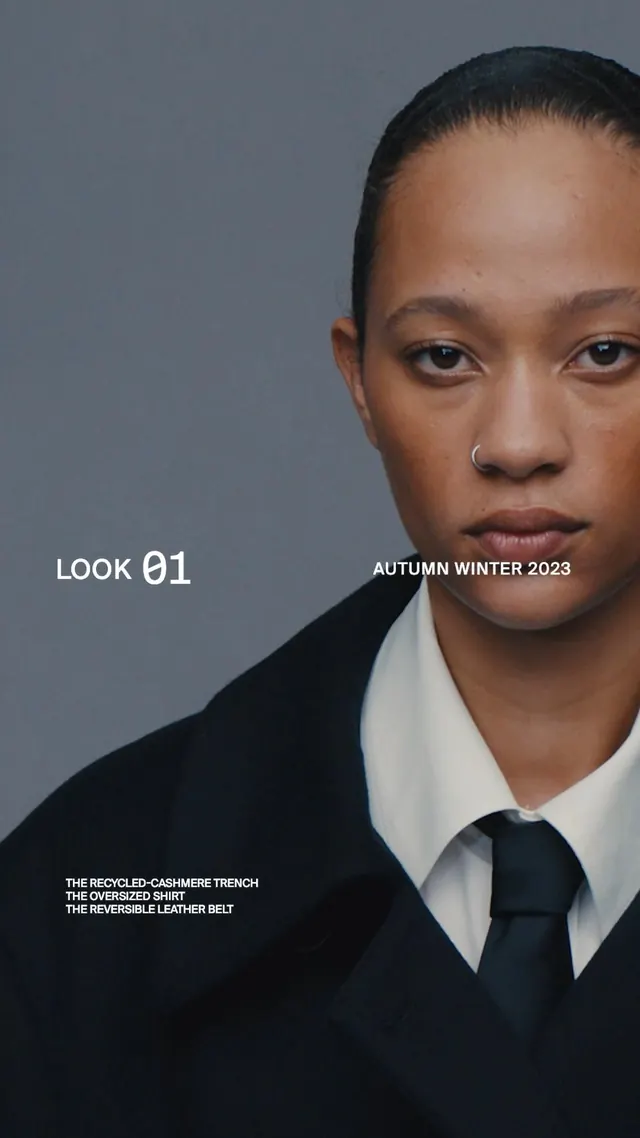 COS AW23 Runway Show, editorial, minimal, dark