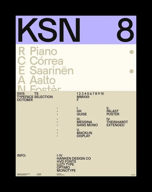 Minimal technical type specimen, minimal, technical, dark