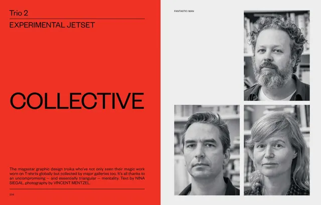 Minimal swiss editorial spread, minimal, swiss, dark