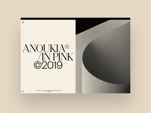 Anoukia Ink 2010 Editorial Layout
