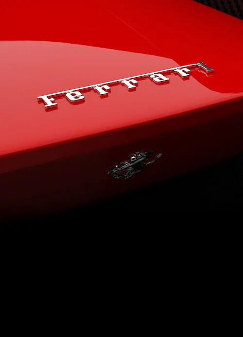 Red Box with Metallic Logo