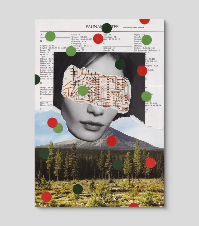 Analog Collage Series, editorial, muted