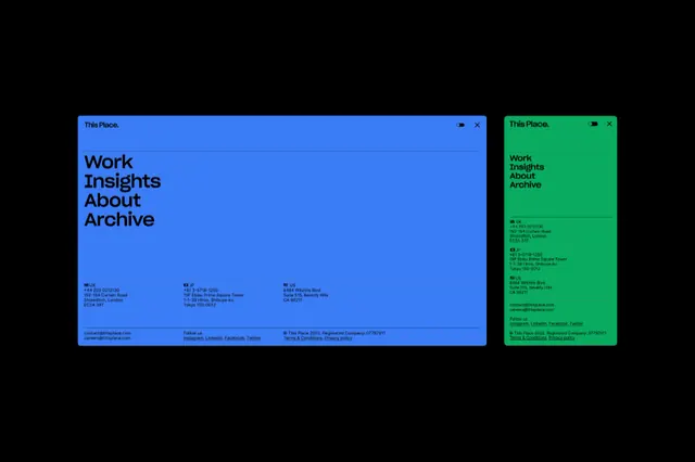 Minimal dark-mode type specimen, minimal, dark-mode, light