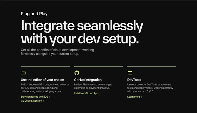 Minimal dark-mode type specimen, minimal, dark-mode, dark