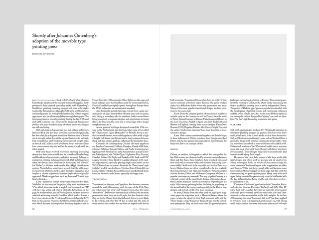 Minimal type specimen, minimal, dark