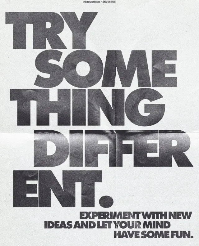 Experimental Typography Poster