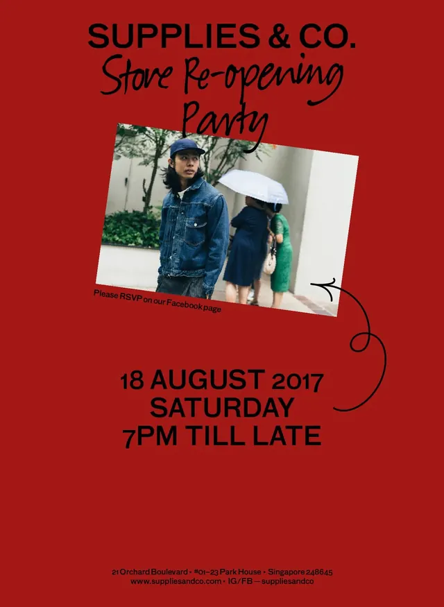 Supplies & Co. Save the Date Poster