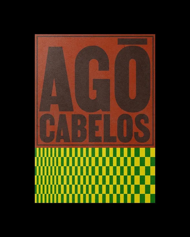 AGO Cabelos retro poster, retro, geometric, dark