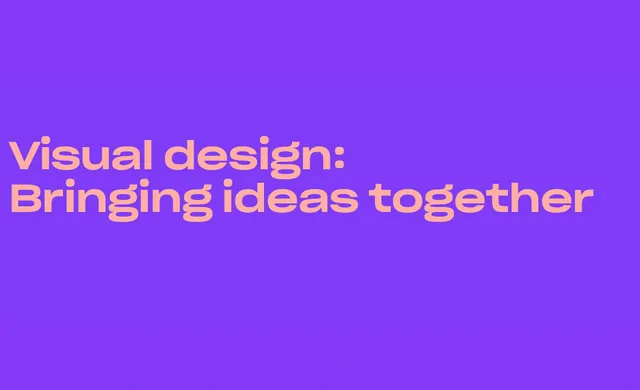Violet gradient background with yellow text overlay, gradient-heavy, bold, vibrant