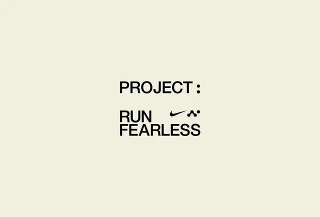 Project Run Fearless minimal typography, minimal, swiss, light