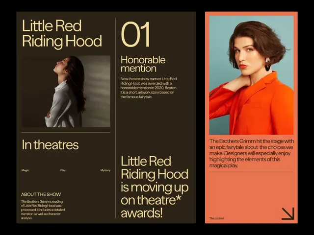 Minimal editorial type specimen, minimal, editorial, dark