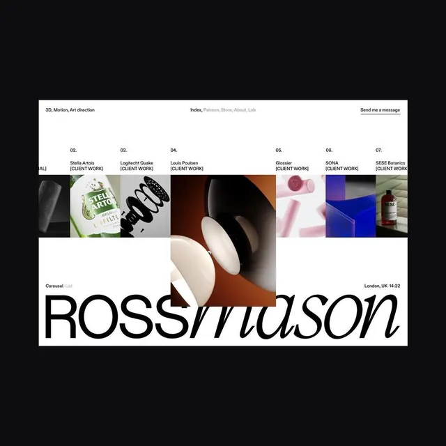 Minimal editorial editorial spread, minimal, editorial, dark